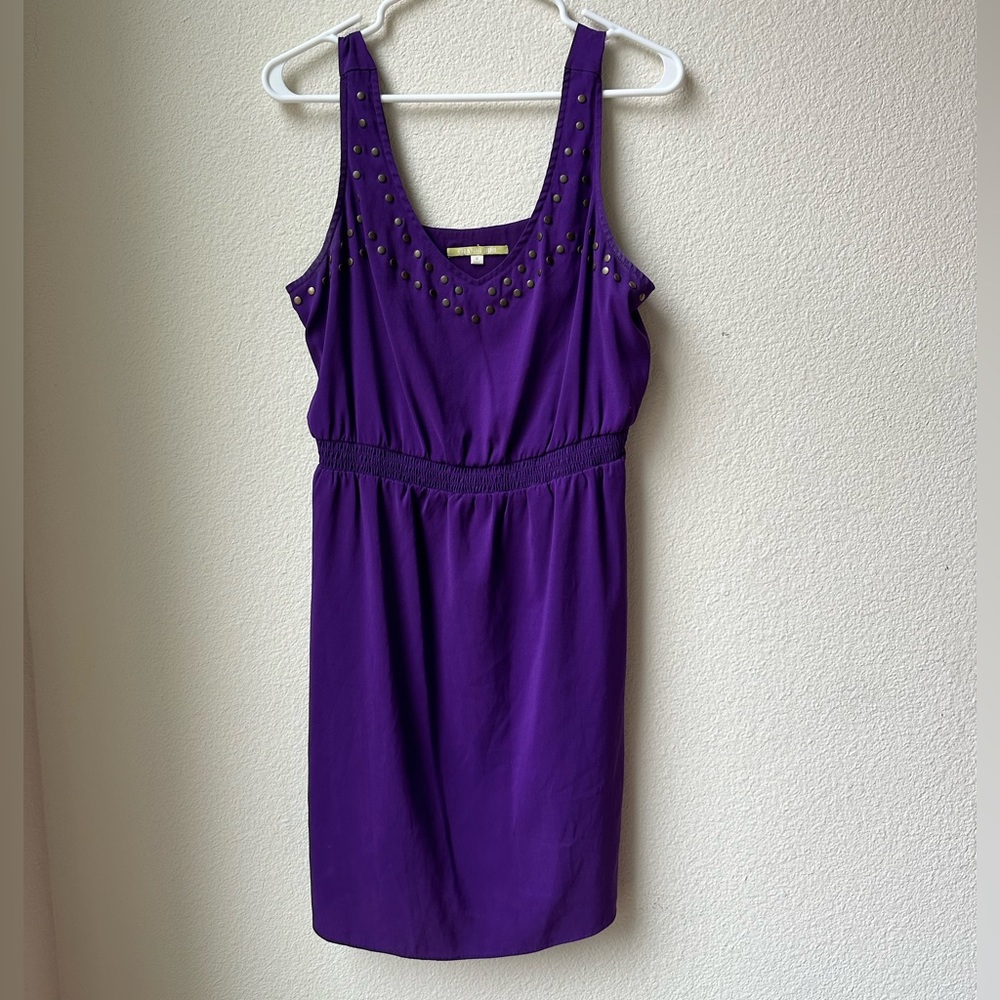 Gianni Bini Purple Studded Dress - Size S
